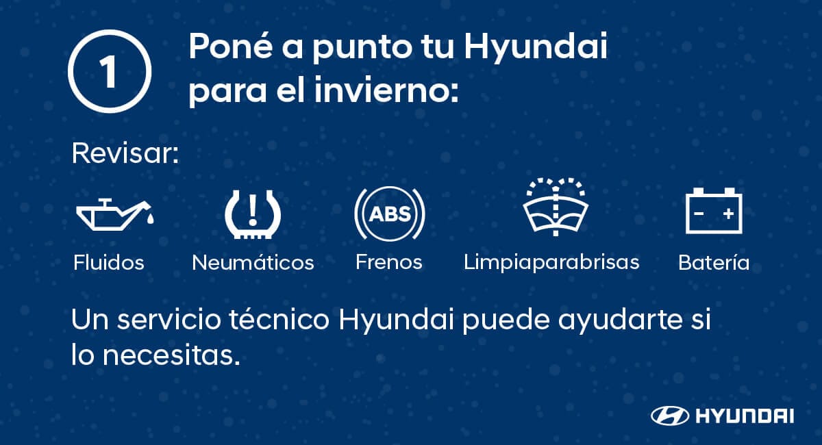 Consejos para la nieve hyundai